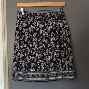 Sun river boho India block print mini skirt